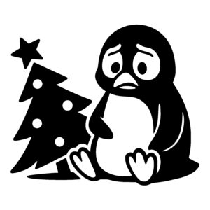 Sad Penguin Christmas