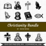 Christianity Bundle – 81 Instant Download Svg Images