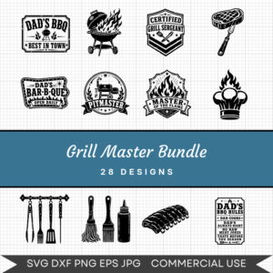 Grill Master Bundle - 28 Instant Download Svg Images